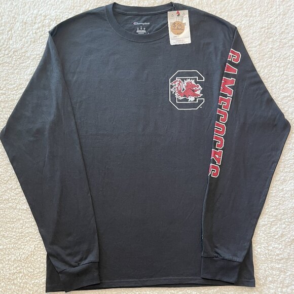 Champion NWT University of South Carolina Men's Large Long Sleeve Shirt - Picture 1 of 3